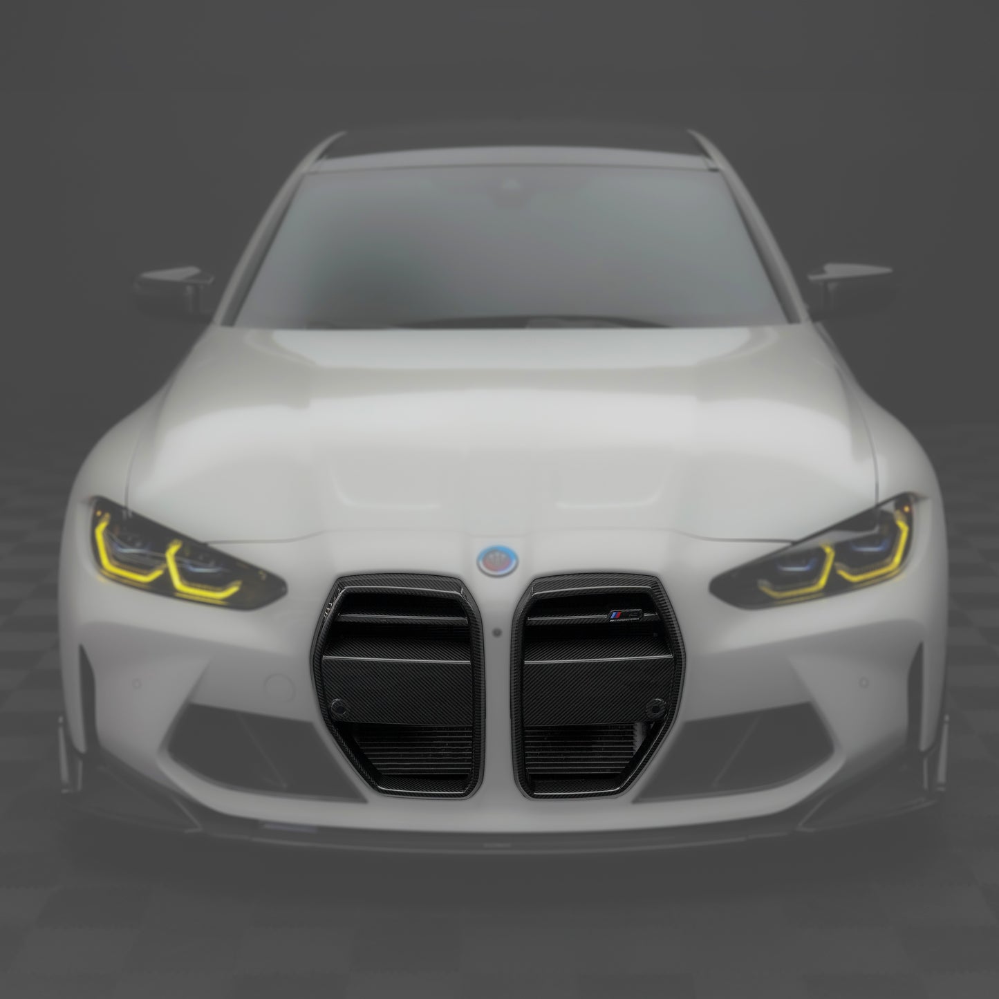 CARBONE BMW G80 M3 G82 M4 Dry Carbon Fiber Front Grille Grill - iCBL