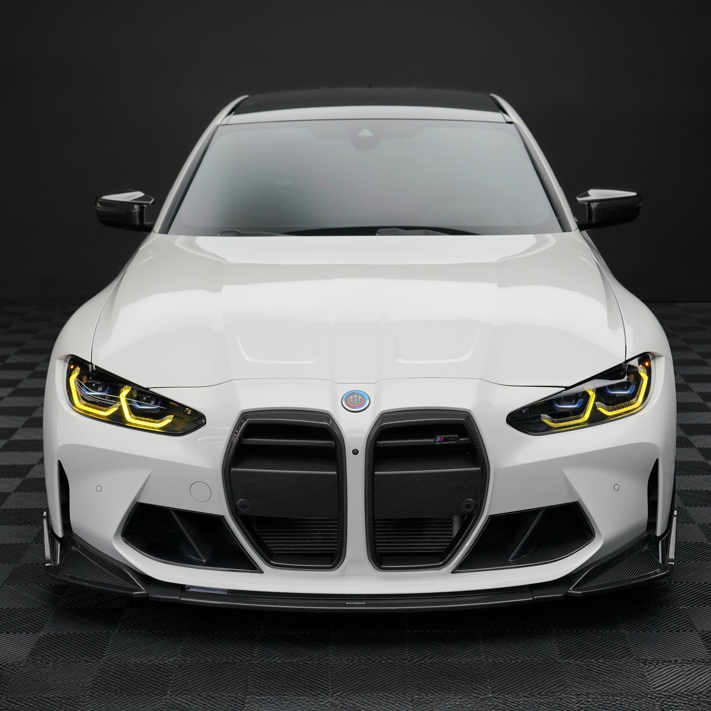 CARBONE BMW G80 M3 G82 M4 Dry Carbon Fiber Front Grille Grill - iCBL