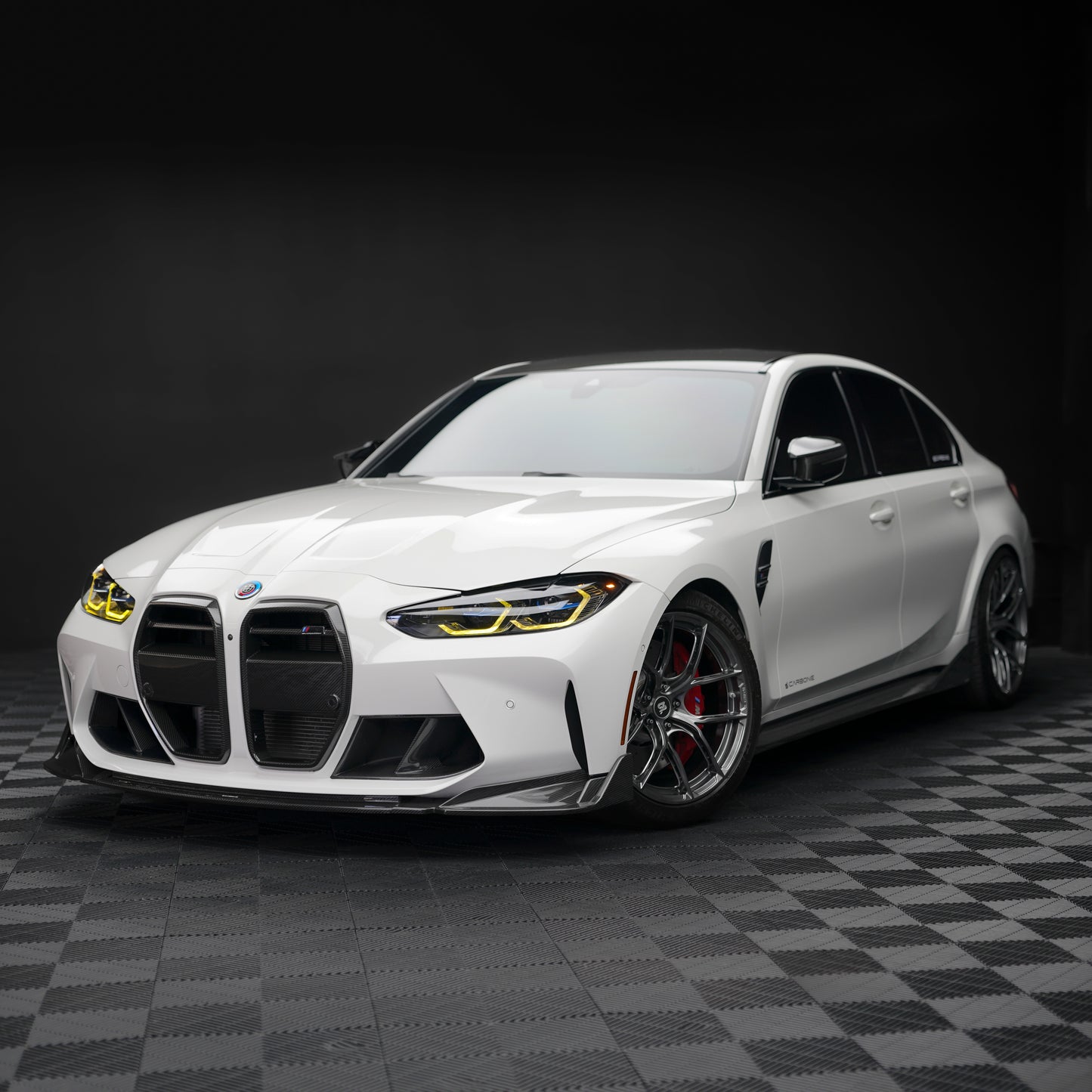 CARBONE BMW G80 M3 G82 M4 Dry Carbon Fiber Front Grille Grill - iCBL