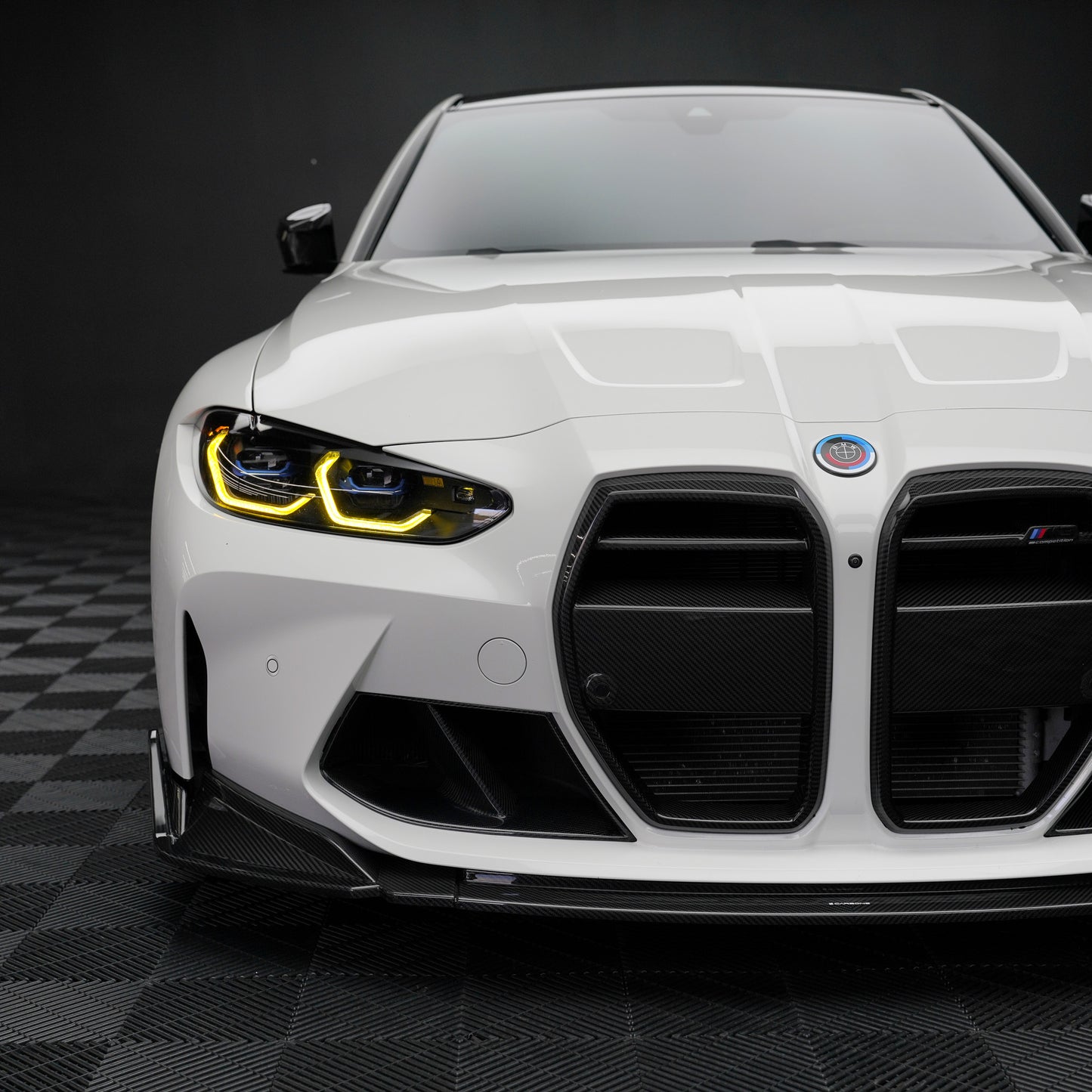 CARBONE BMW G80 M3 G82 M4 Dry Carbon Fiber Front Grille Grill - iCBL