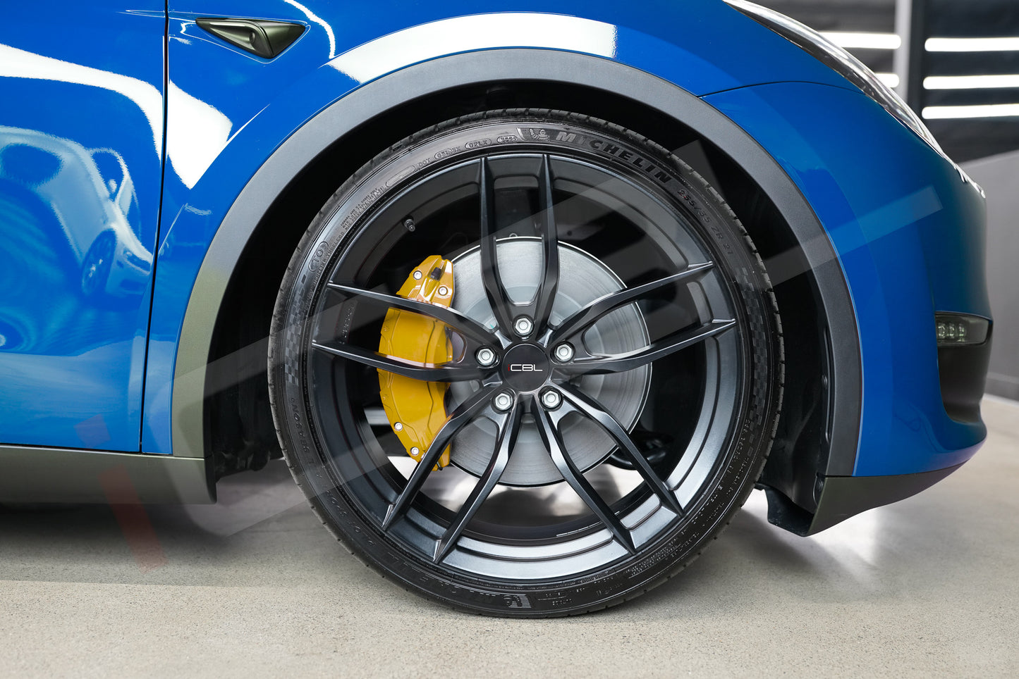 Tesla Model Y Brake Caliper Covers Aluminum Front & Rear RED 19-23 (4PCS) - iCBL