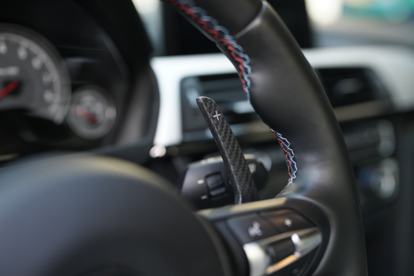 BMW F-Series Dry Carbon Fiber Paddle Shifters - iCBL