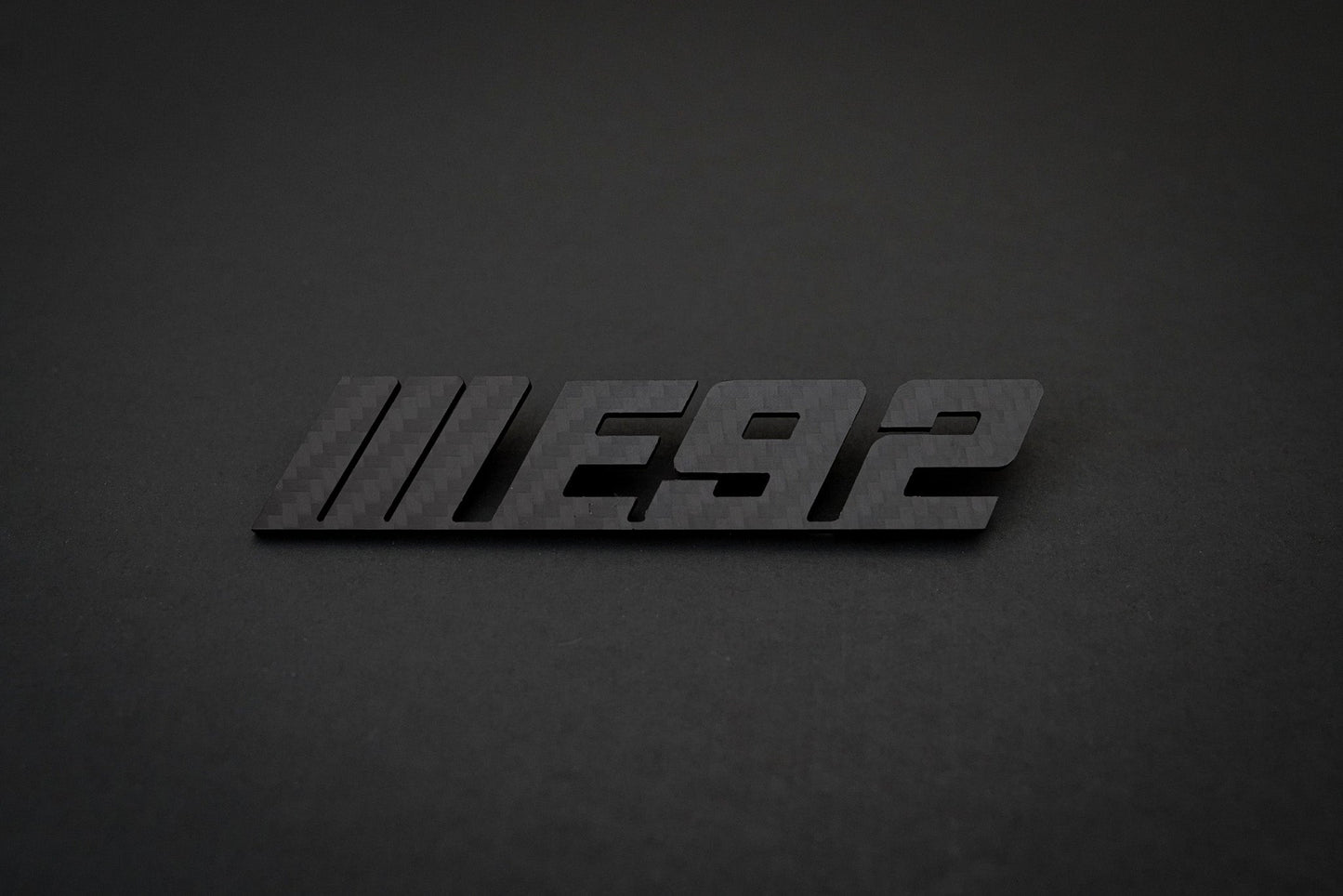 BMW Carbon Fiber N55 Emblem Gloss & Matte - iCBL