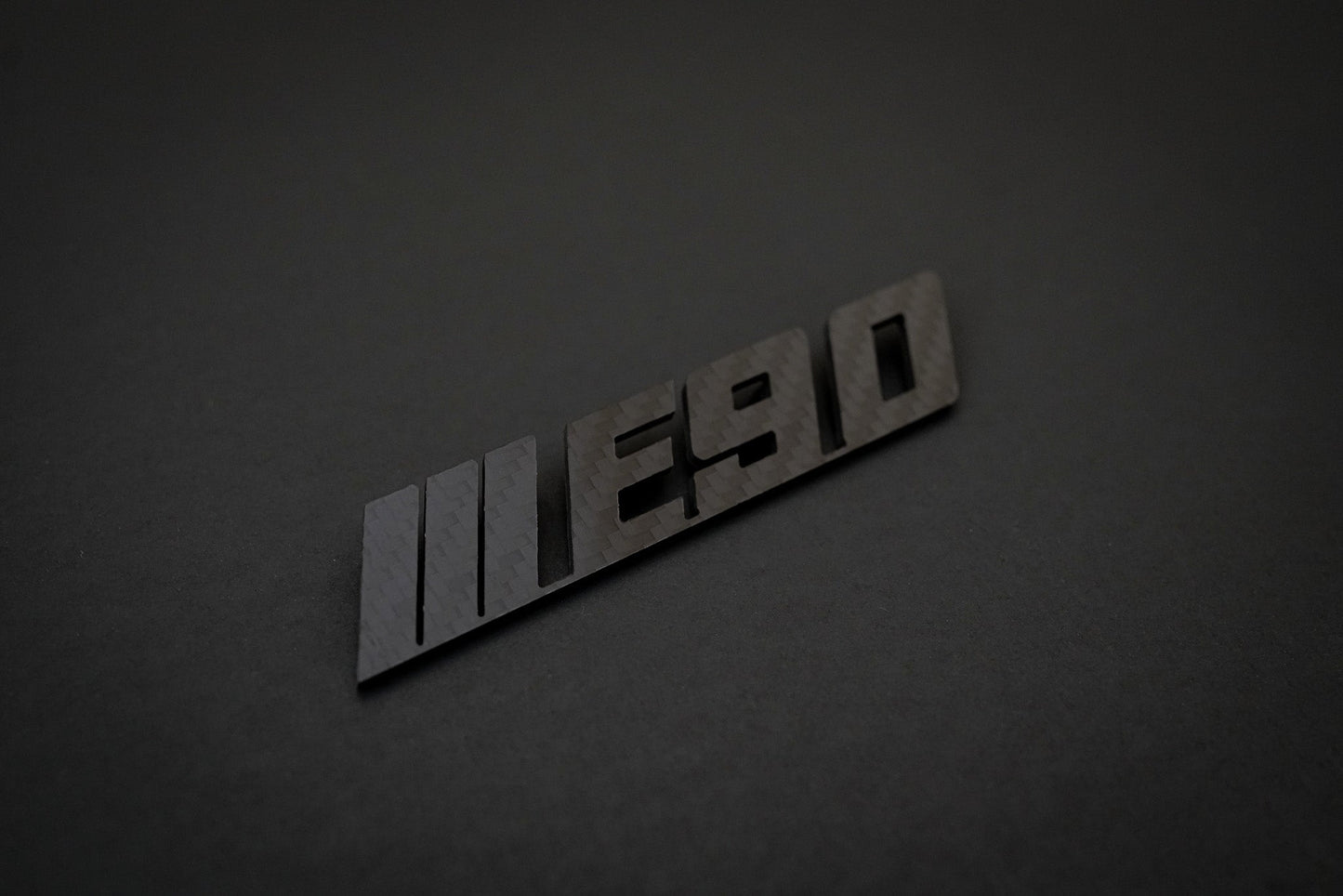 BMW Carbon Fiber E90 Emblem Gloss & Matte - iCBL
