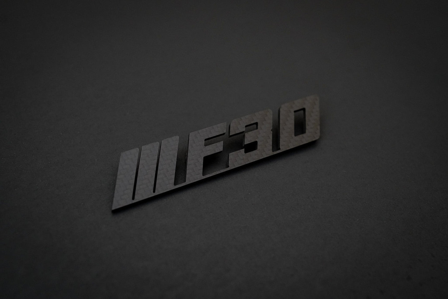 BMW Carbon Fiber N55 Emblem Gloss & Matte - iCBL
