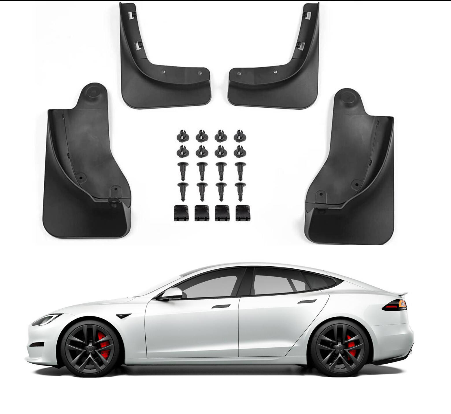 Tesla model s mud flaps deals