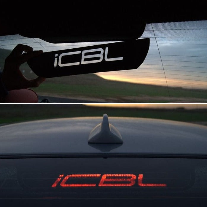  ICBL N54 Carbon Fiber Trunk Lid Emblem Logo Badge