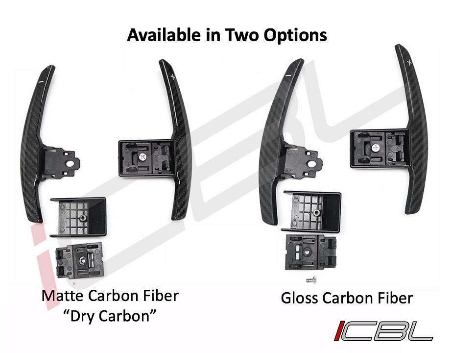 BMW F-Series Dry Carbon Fiber Paddle Shifters - iCBL