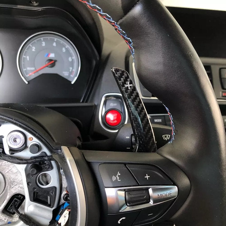 BMW F-Series Dry Carbon Fiber Paddle Shifters - iCBL