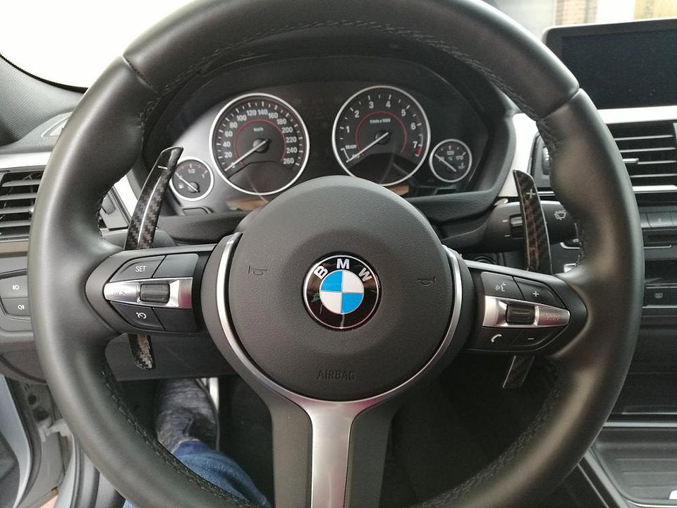 BMW F-Series Dry Carbon Fiber Paddle Shifters - iCBL