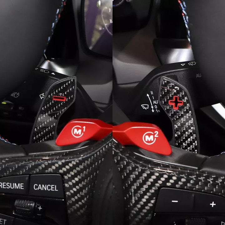 BMW G/F Series G80 Style Carbon Fiber Paddle Shifters - iCBL