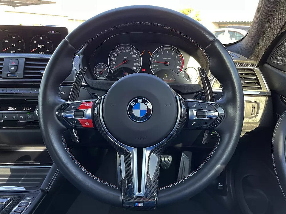 BMW F-Series Dry Carbon Fiber Paddle Shifters - iCBL