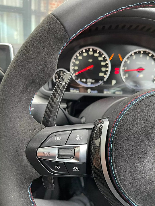 BMW F-Series Dry Carbon Fiber Paddle Shifters - iCBL