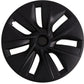 Tesla Model Y Wheel Covers Front & Rear OEM Gemini Style Matte and Gloss Black 2017-2023 (4PCS) - iCBL