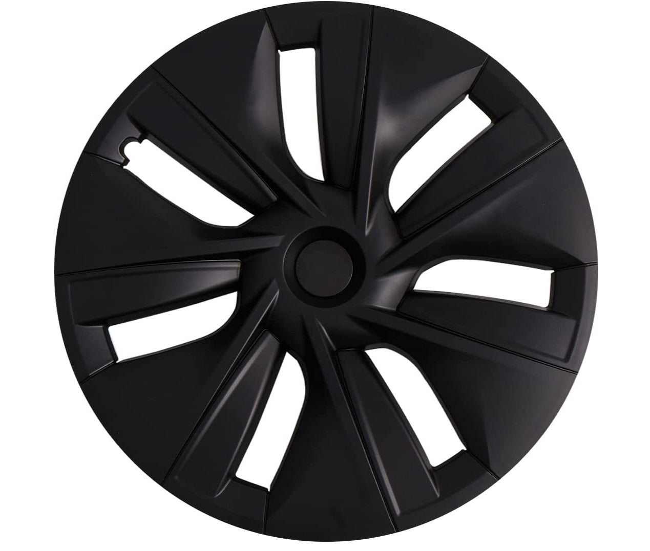 Tesla Model Y Wheel Covers Front & Rear OEM Gemini Style Matte and Gloss Black 2017-2023 (4PCS) - iCBL