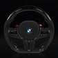 BMW LED Screen Alcantara Flat Bottom Carbon Fiber Steering Wheel for G Chassis- Carbone's Signature Design for G20 G80 G82 M3 M4 M2 M340i