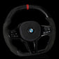 BMW LCI Carbon Fiber / Alcantara Flat Bottom Steering Wheel for G Chassis- CARBONE's CS Signature Design for G20 G30 G80 G82 M3 M4 M2 M340i