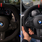 BMW G-Series Alcantara Suede Steering Wheel Cover DIY (Orange Stripe) G80 G20 G30 M3 M4 M340i - iCBL