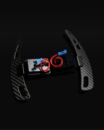 CARBONE's BMW Magnetic Carbon Fiber Paddle Shifters G/F Series V4 for M3 M4 M5 F30 F80 F82 G20 G30 G80 G82 F90 - iCBL
