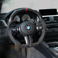 BMW Alcantara Flat Bottom Carbon Fiber Steering Wheel for F Chassis- iCBL's Signature Design for F30 F32 F80 F82 M3 M4 M2 335i 340i 328i 440i 435i - iCBL