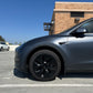 Tesla Model Y Wheel Covers Front & Rear OEM Gemini Style Matte and Gloss Black 2017-2023 (4PCS) - iCBL