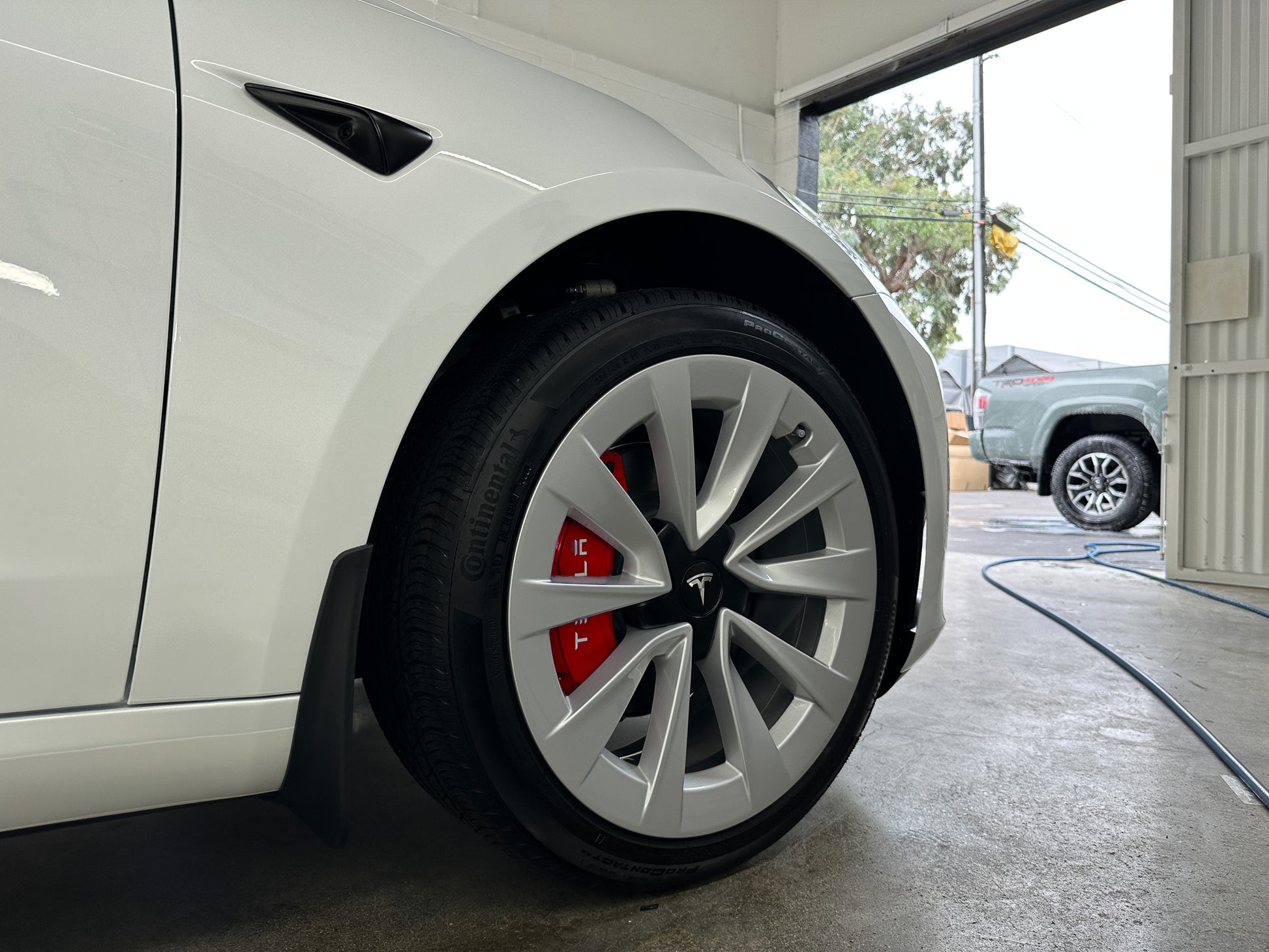 Tesla Model 3 Brake Caliper Covers Aluminum Front & Rear RED 17-23 (4PCS) - iCBL