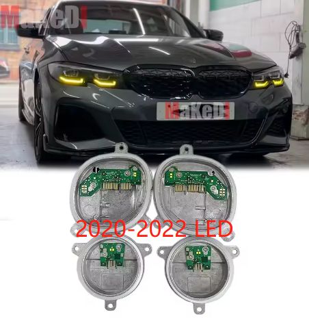 iCBL Yellow CSL Headlight DRL Module - BMW G20 3 Series Laserlight LCI and LED Daylight Headlight 2020-2025 - iCBL