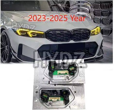 iCBL Yellow CSL Headlight DRL Module - BMW G20 3 Series Laserlight LCI and LED Daylight Headlight 2020-2025 - iCBL