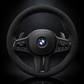 BMW G-Series Alcantara Suede Steering Wheel Cover DIY (Orange Stripe) G80 G20 G30 M3 M4 M340i - iCBL