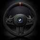 BMW G-Series Alcantara Suede Steering Wheel Cover DIY (Red Stripe) G80 G20 G30 M3 M4 M340i - iCBL