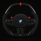BMW Alcantara Flat Bottom Carbon Fiber Steering Wheel for G Chassis- iCBL's Signature Design for G20 G30 G80 G82 M3 M4 M2 M340i - iCBL