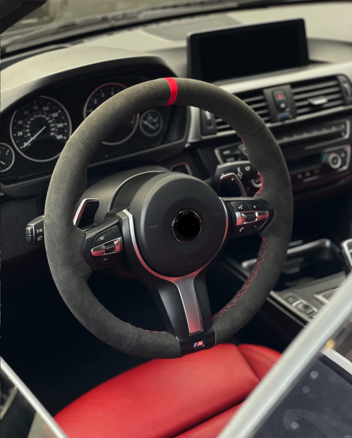 BMW - BMW X3 X4 X5 X6 F- Series OEM M Steering Wheel Cover Carbon