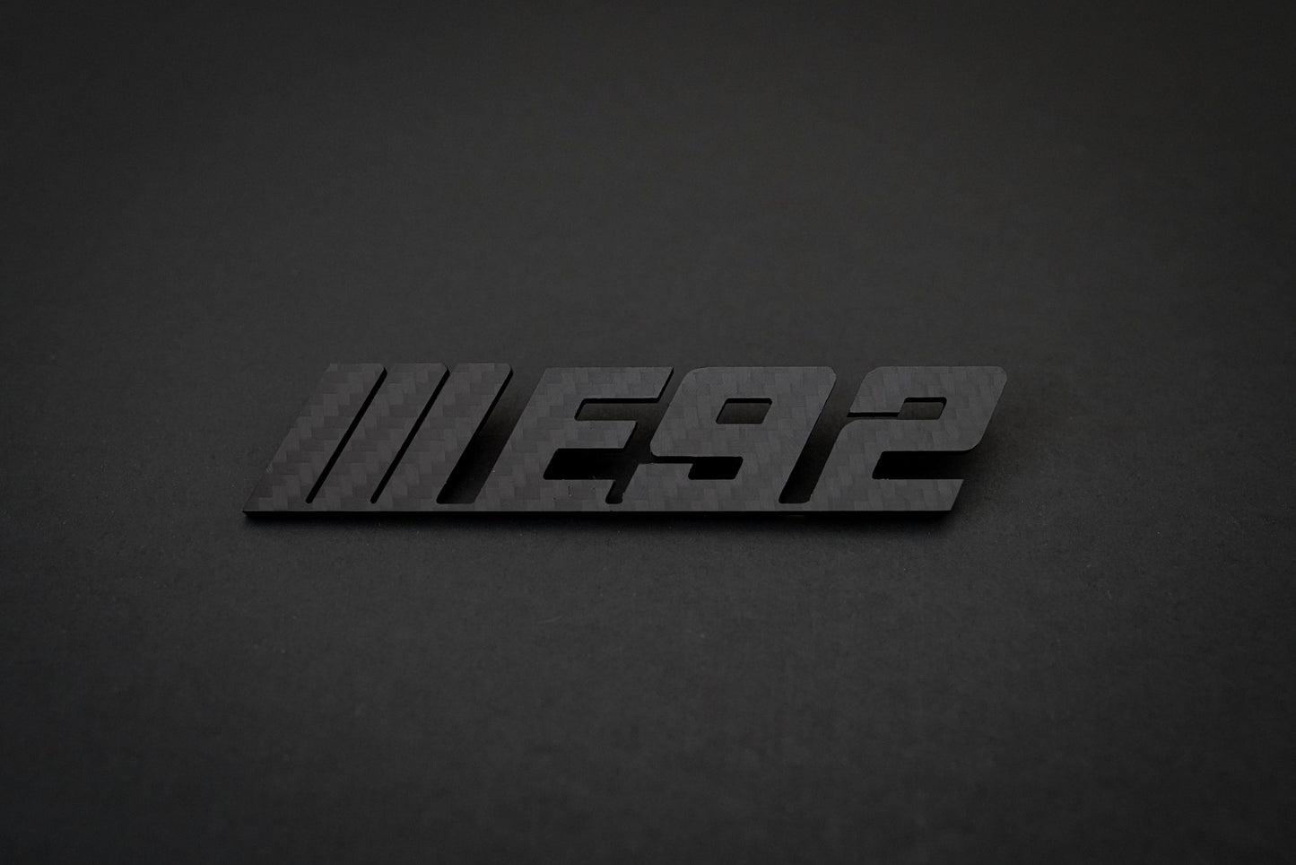 BMW E92 emblem logo Carbon Fiber