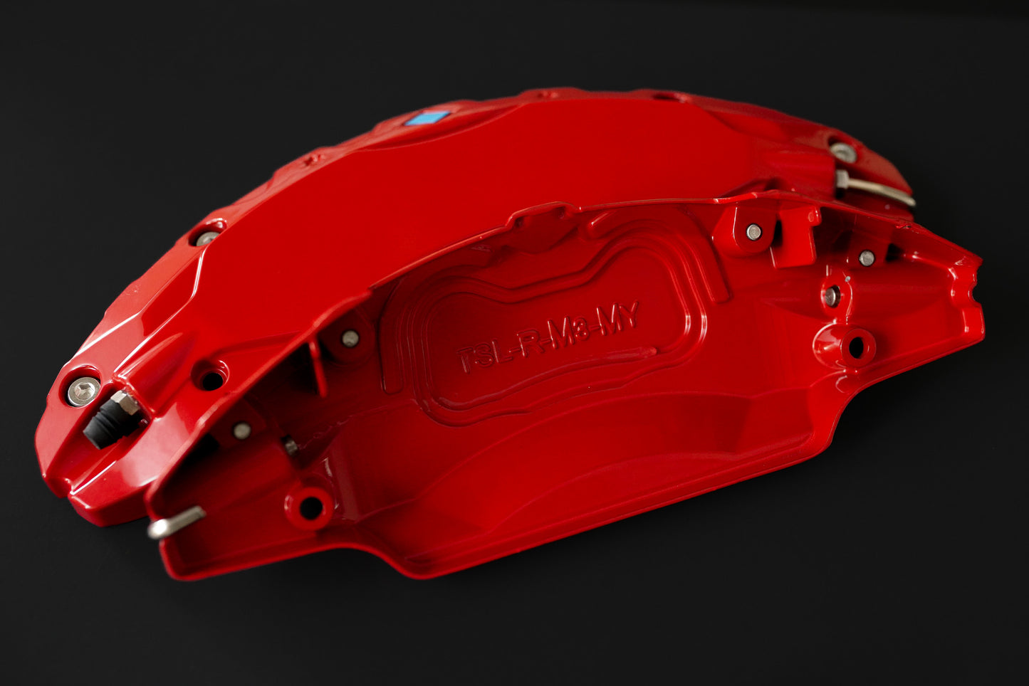 Tesla Brake Cover Red and Yellow