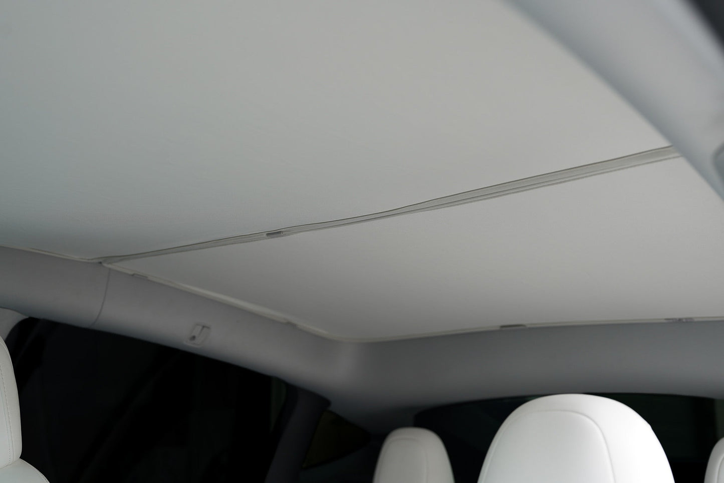 Tesla Model Y Glass Roof Sunshade 2 in 1 Kit (New Version) Beige or Black Color - iCBL