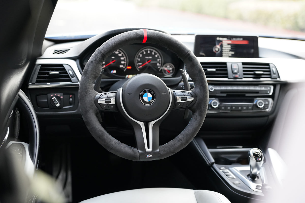Carbon Fiber Steering Wheel Covers for BMW F25 X3 X4 F20 3 Series F30 F31 F34 4 Series F32 F33 F36 2 Series F45 F46 Accessories - 34 Carbon Fiber Steering Wheel Covers for BMW F25 X3 X4 F20 3 Series F30 F31 F34 4 Series F32 F33 F36 2 Series F45 F46 Accessories - 34