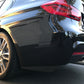 BMW Carbon Fiber Rear Bumper Splitter Extensions Matte Dry (Plain) - iCBL