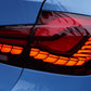BMW 3 Series (F30) & M3 (F80) GTS Style OLED Sequential Tail Lights SET in Clear Red - iCBL