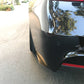 BMW Carbon Fiber Rear Bumper Extensions Horizontal - iCBL