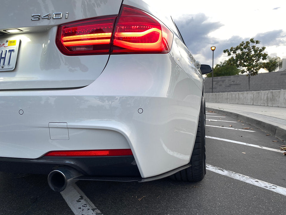 335i Rear Bumper Quad Tips