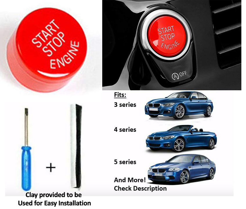 BMW F-Series Red Push Start Button