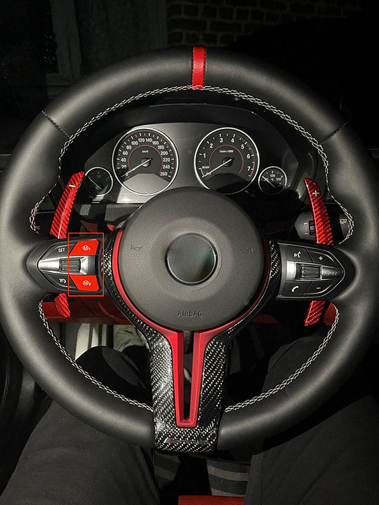 BMW F-Series Red M1 & M2 Buttons - iCBL