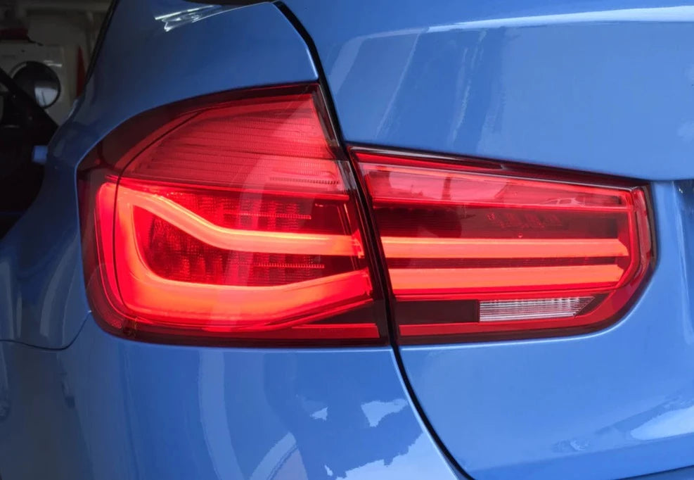 LED Tail Lights For 12-18 BMW F30 F35 Sedan/ F80 M3 LCI Style Red Rear Brake Lamp - iCBL