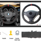 BMW E-Series Alcantara Suede Steering Wheel Cover DIY - iCBL